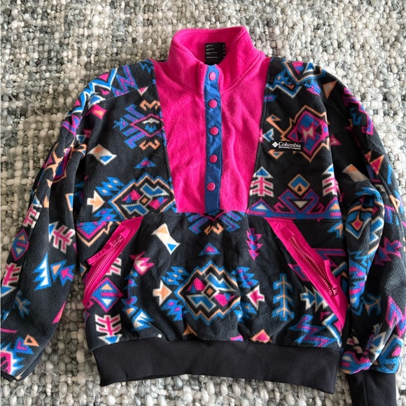 Columbia Women's Multicolor Fleece Jacket - Picture 1 of 4
